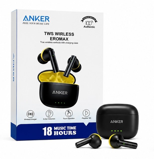 🔥 ANKER TWS WIRELESS EROMAX – Premium Wireless Earbuds 🎧