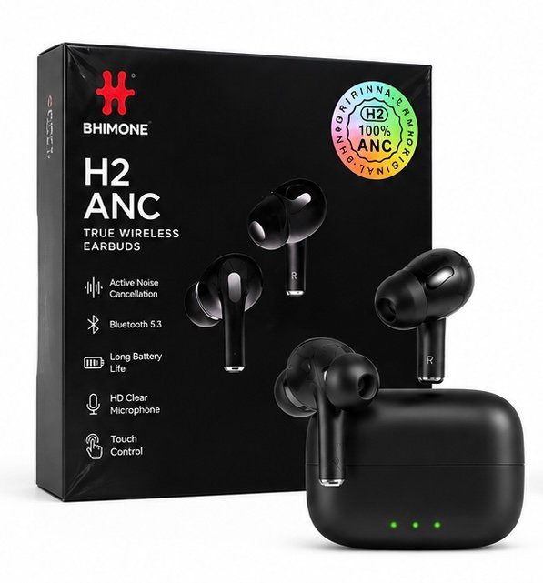 🎧 BHIMONE H2 ANC Wireless Earbuds 🔥